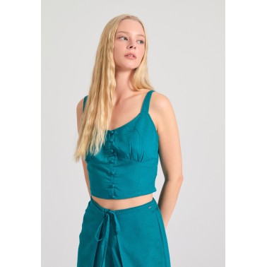 FUNKY BUDDHA FBL011-102-17-PEACOCK Πράσινο