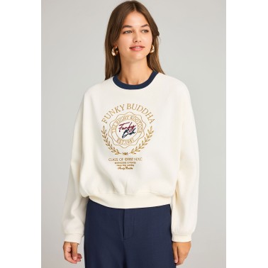 FUNKY BUDDHA FBL012-106-06-OFF WHITE Εκρού