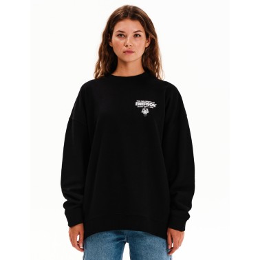 Γυναικεία Μακρυμάνικη Μπλούζα Μαύρη - EMERSON Good Boy
