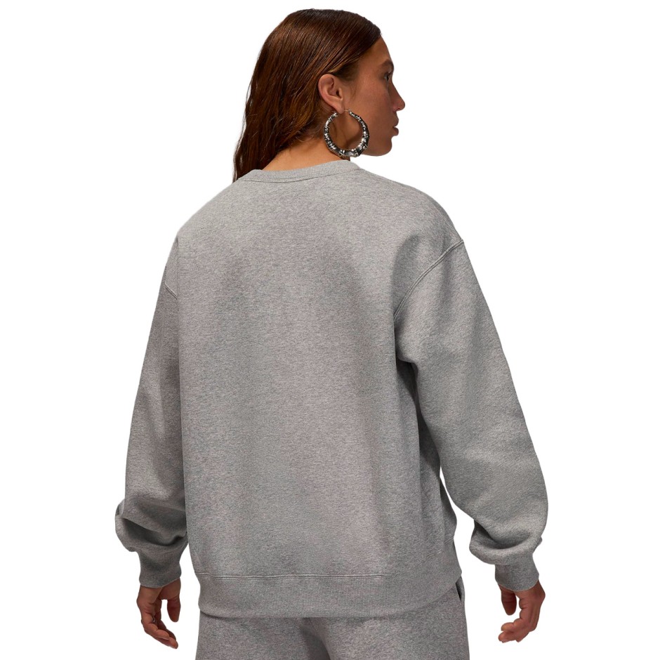 Γυναικεία Μακρυμάνικη Μπλούζα Γκρι - Jordan Brooklyn Fleece