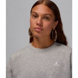 Γυναικεία Μακρυμάνικη Μπλούζα Γκρι - Jordan Brooklyn Fleece Εικόνα 1