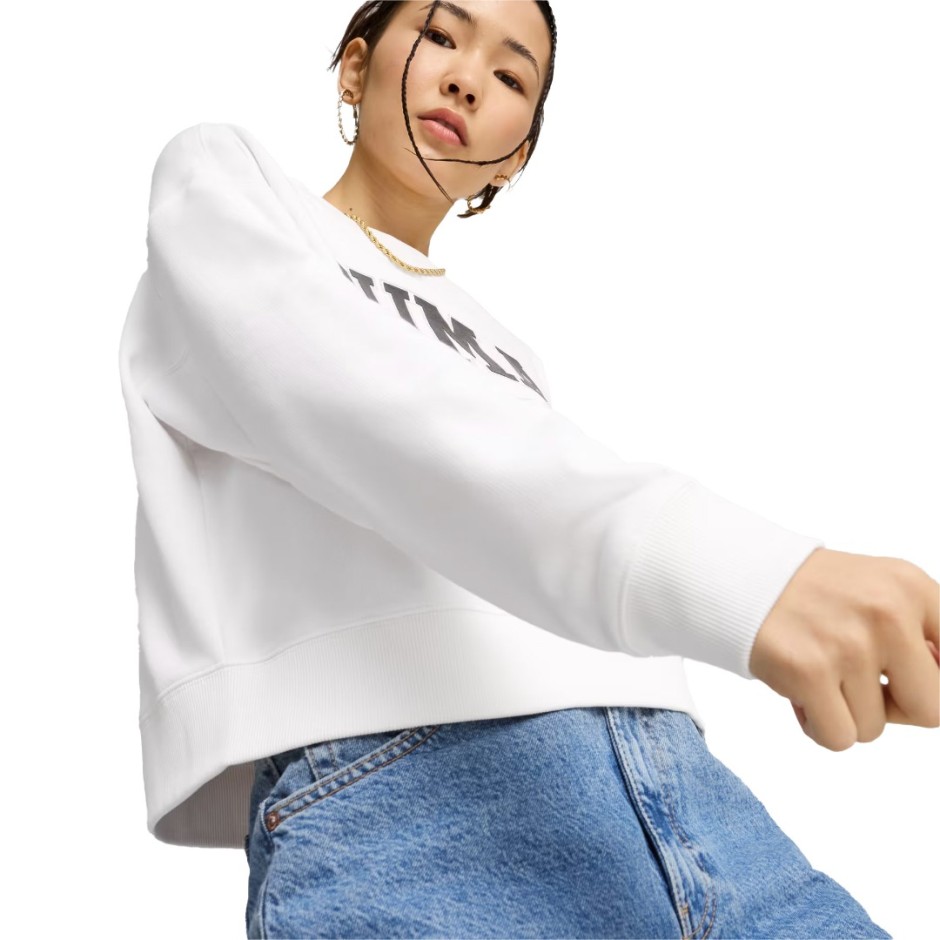 PUMA SQUAD CREW TR 682493-02 White