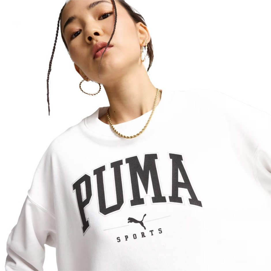 PUMA SQUAD CREW TR 682493-02 White