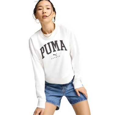 PUMA SQUAD CREW TR 682493-02 White