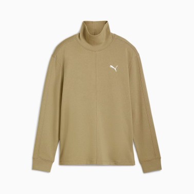 PUMA HER HIGH NECK CREW TR 681629 Beige