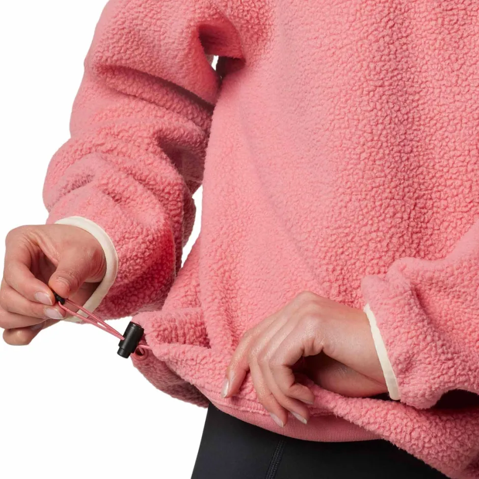 COLUMBIA HELVETIA II CROPPED HALF SNAP FLEECE 2092231-629 Pink