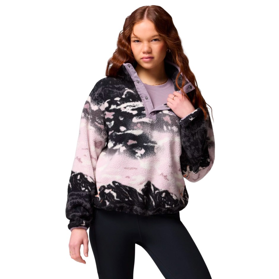COLUMBIA HELVETIA II PRINTED CROPPED HALF SNAP 2098501-554 Purple