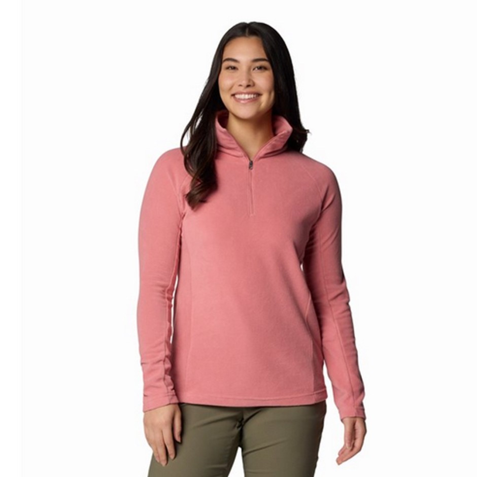 COLUMBIA GLACIAL IV 1/2 ZIP AK1131-629 Pink