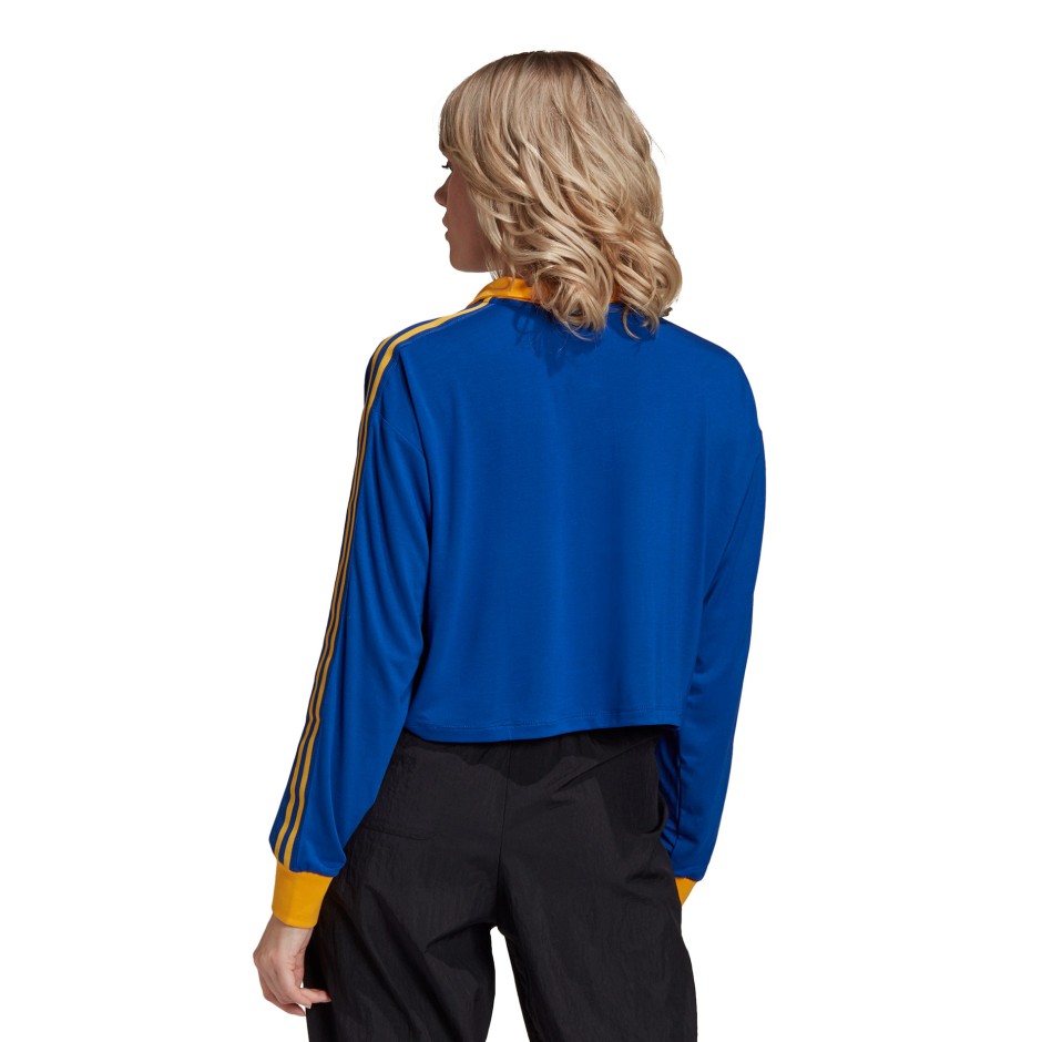 adidas Originals ADICOLOR 70S 3-STRIPES LONG SLEEVE TEE GD2301 Royal Blue