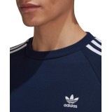 adidas Originals 3-STRIOES CREW GH0028 Blue Image 2