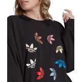 adidas Originals ADICOLOR SHATTERED TREFOIL WHEEL SWEATSHIRTH 36845 Black Image 3
