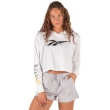 Reebok Classics CL V P CROPPED LONGSLEEVE EB4257 Λευκό Εικόνα 