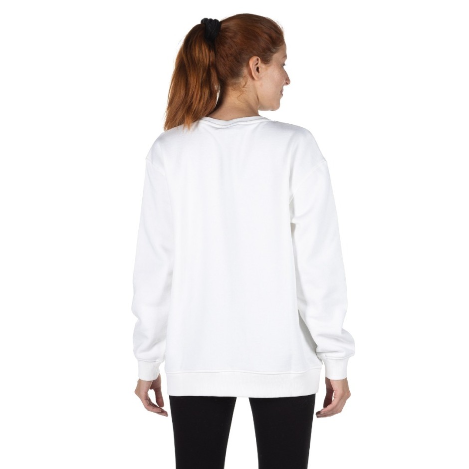 Γυναικεία Μακρυμάνικη Μπλούζα DISTRICT75 Λευκό 222WLS-443-091 