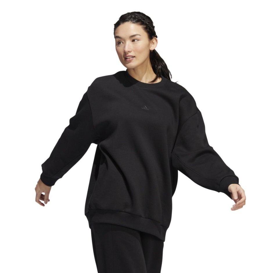 adidas Sportswear ALL SZN Μαύρο - Γυναικεία Μακρυμάνικη Μπλούζα