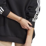 adidas sportswear W 3S FL OS SWT HZ5759 Black Image 2