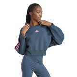 adidas sportswear W FI 3S CREW IL3055 Petrol Image 3