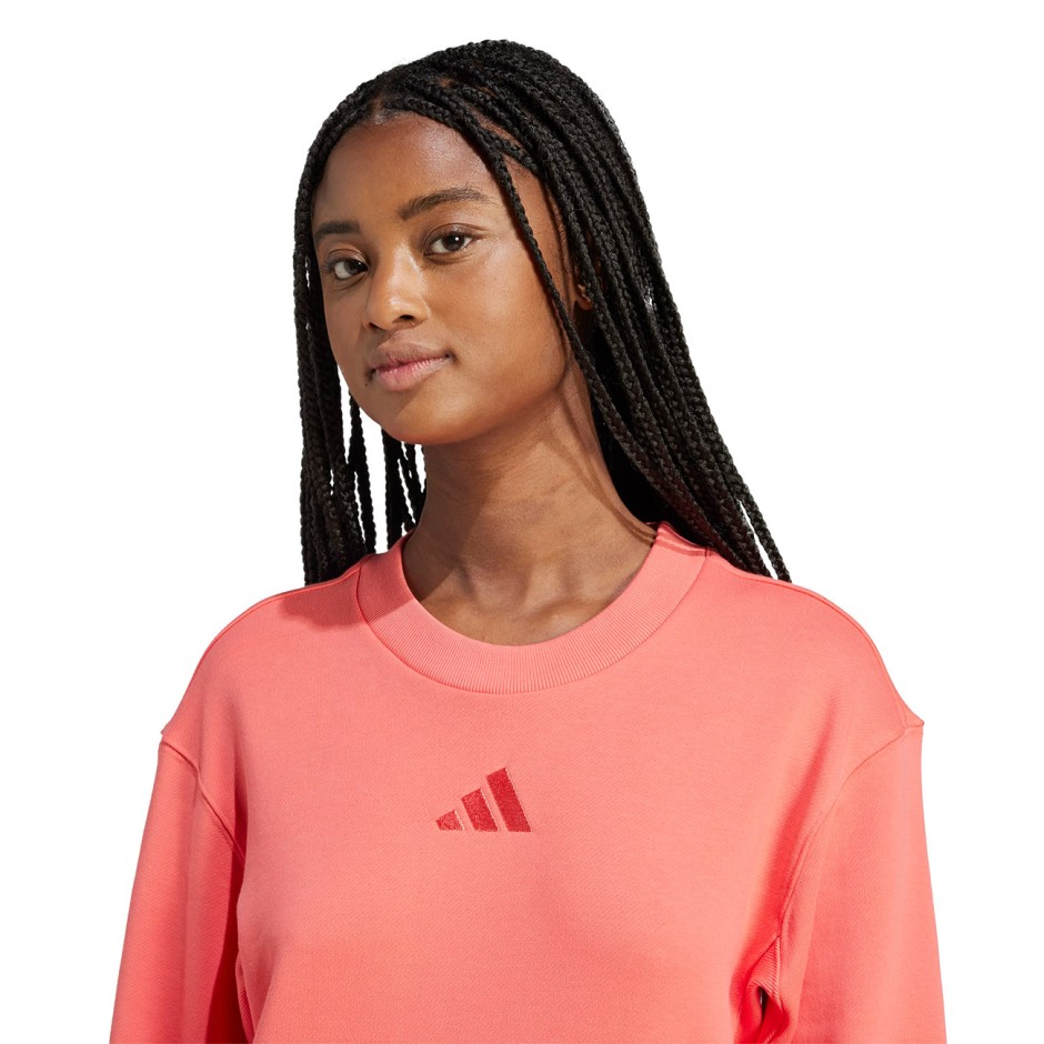 Γυναικεία Μακρυμάνικη Μπλούζα Ροζ - adidas Sportswear ALL SZN French Terry