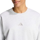 Γυναικεία Μακρυμάνικη Μπλούζα Γκρι - adidas Sportswear Essentials 3-Stripes French Terry Εικόνα 2