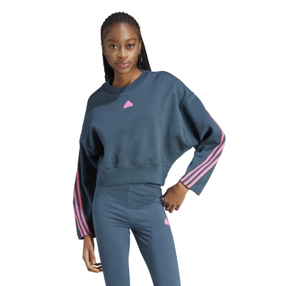 adidas sportswear W FI 3S CREW IL3055 Petrol