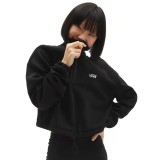 VANS WM LEFT CHEST HALF ZIP FLEECE VN0A4R97BLK-BLK Black