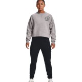 UNDER ARMOUR UA PROJECT ROCK FLEECE LC CREW 1370546-031 Γκρί Εικόνα 1