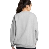 Γυναικεία Μακρυμάνικη Μπλούζα Γκρι - Under Armour Rival Fleece Oversized Εικόνα 0