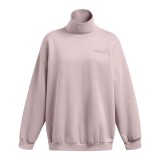 UNDER ARMOUR ICON FLEECE OS MOCK CREW 1386500-015 Grey Image 3