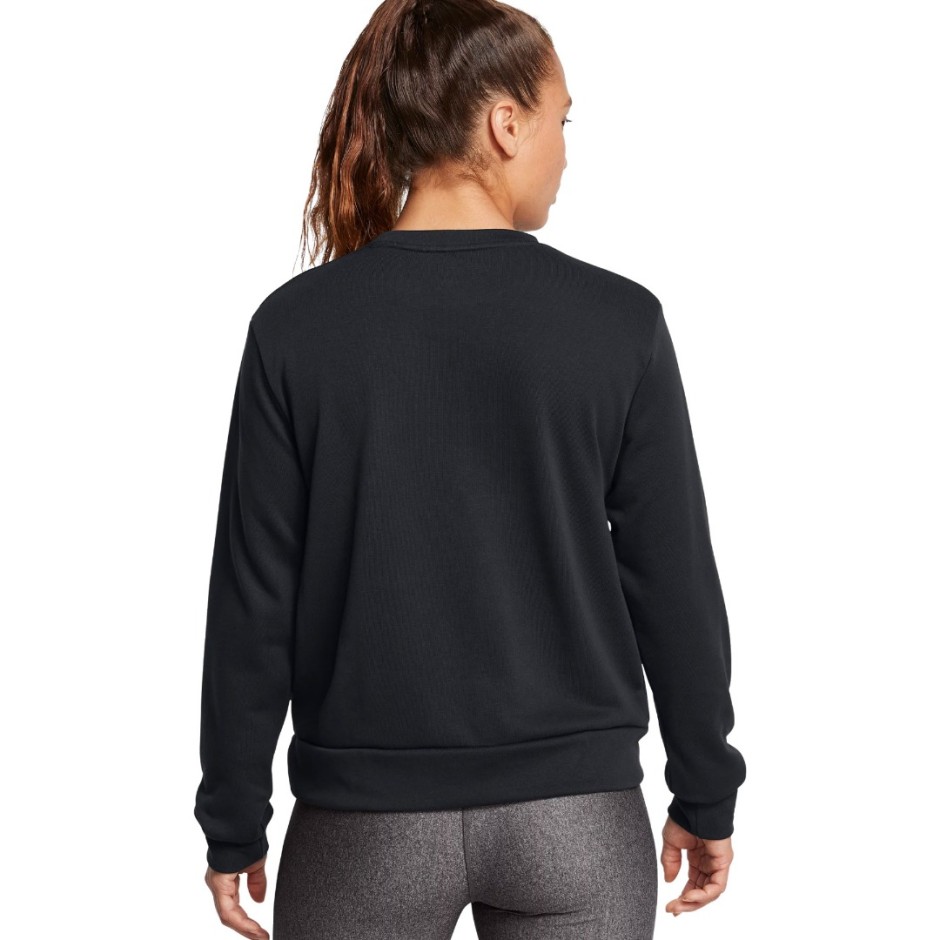 Γυναικεία Μακρυμάνικη Μπλούζα Μαύρη - Under Armour Rival Terry Crew