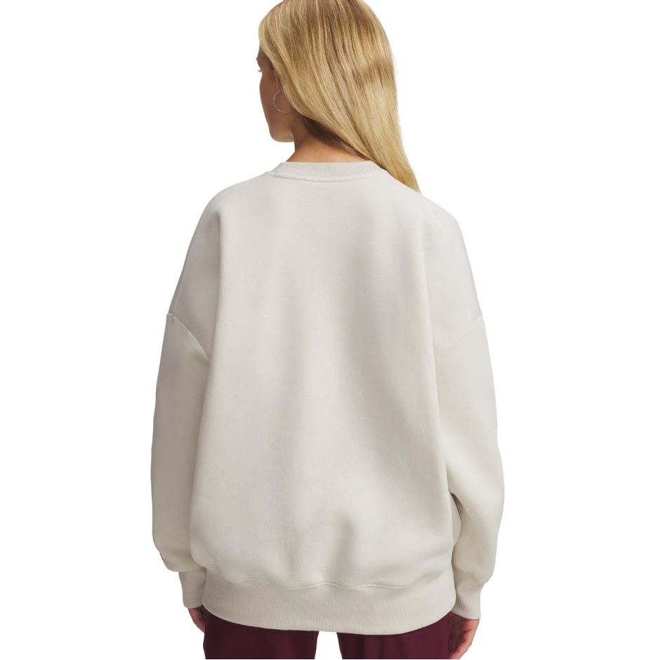 UNDER ARMOUR FLC OS VARSITY CREW 6007880-110 Ecru