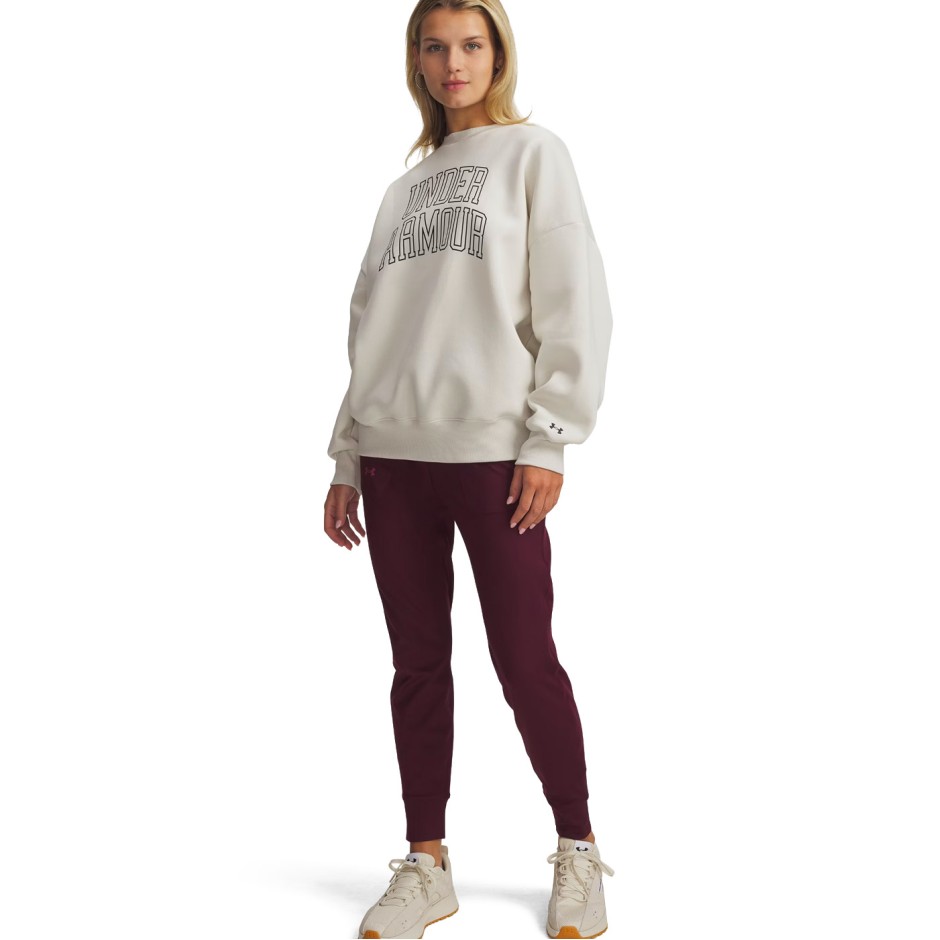UNDER ARMOUR FLC OS VARSITY CREW 6007880-110 Ecru