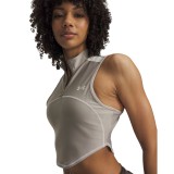 Women's Training Tank Top Beige - Under Armour HeatGear  Image 1