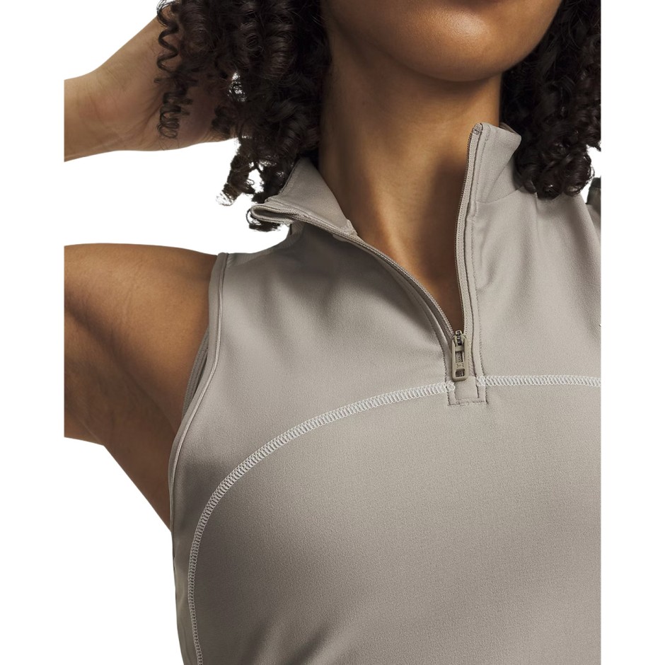 Women's Training Tank Top Beige - Under Armour HeatGear 