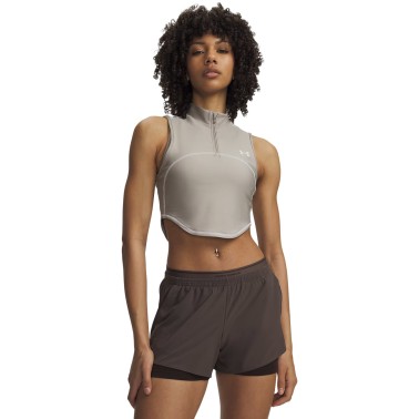 Women's Training Tank Top Beige - Under Armour HeatGear 