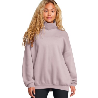 UNDER ARMOUR ICON FLEECE OS MOCK CREW 1386500-015 Grey