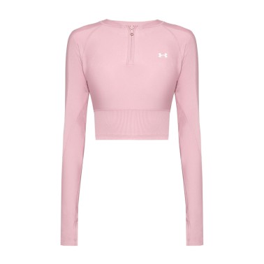 UNDER ARMOUR HG RIB 1/4 ZIP 6003981-673 Pink