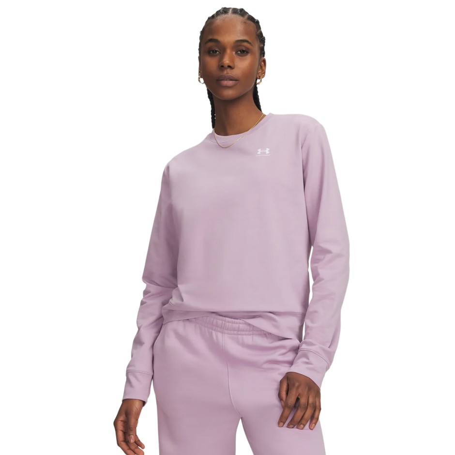 Women's Sweatshirt Pink - Under Armour Sport Terry
