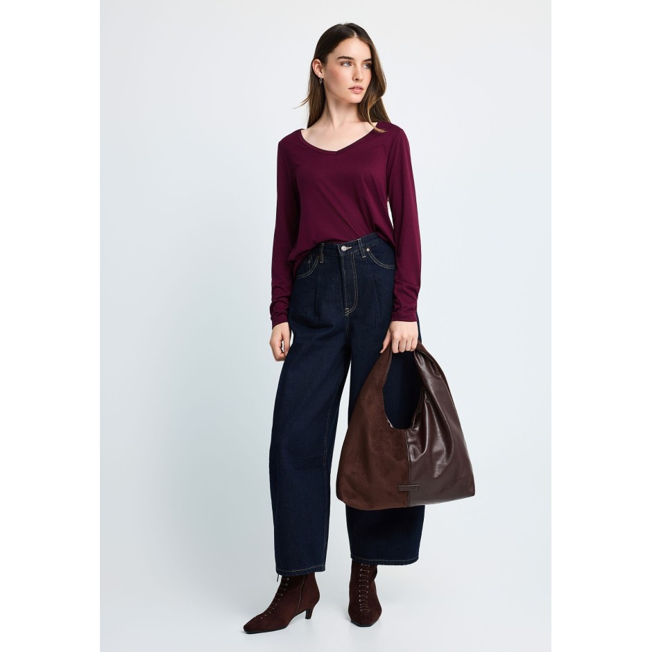 FUNKY BUDDHA  FBL014-101-07-PLUM Μωβ