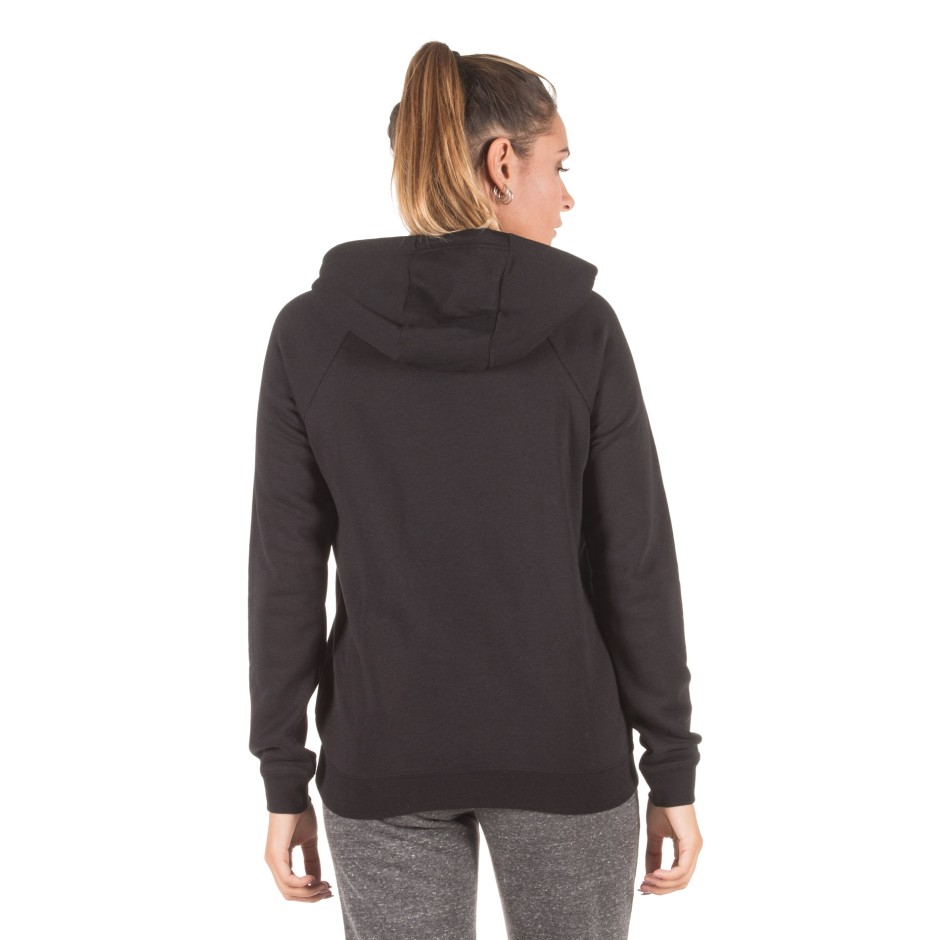 NIKE W NSW RALLY HOODIE AJ6315 010 Black Zakcret.gr