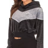 NIKE SPORTSWEAR HERITAGE WOMEN'S HOODIE BV5054-010 Black Image 1