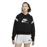 NIKE W NSW HRTG PO HOODIE CU5923-010 Black Image 