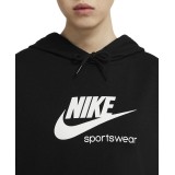 NIKE W NSW HRTG PO HOODIE CU5923-010 Black Image 1