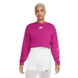 NIKE W NSW AIR CREW CROP FLC CU6584-564 Purple Image 