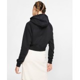 NIKE SPORTSWEAR ESSENTIAL WOMEN'S CROPPED HOODIE CJ6327-010 Black