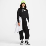 NIKE W NSW CLUB FLC GX PO HDY STD DQ5775-010 Black Image 3