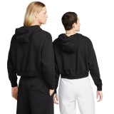 Nike Sportswear Club Fleece Μαύρο - Γυναικεία Μπλούζα Φούτερ Με Κουκούλα