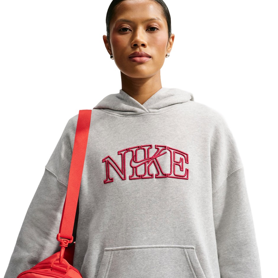 Γυναικείο Φούτερ Γκρι - Nike Studio Fleece Medium Weight