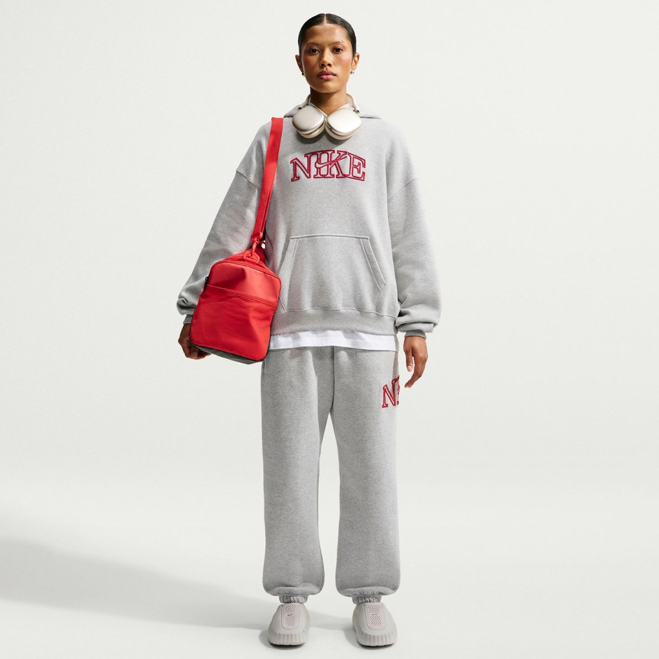 Γυναικείο Φούτερ Γκρι - Nike Studio Fleece Medium Weight