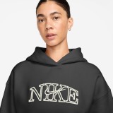 Γυναικείο Φούτερ Μαύρο - Nike Studio Fleece Medium Weight Εικόνα 1