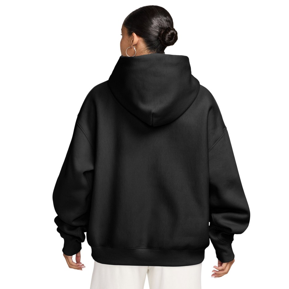 NIKE W NK STDO FLC HVY OS PO HDY IO2105-001 Μαύρο