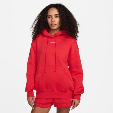 Γυναικείο Φούτερ Κόκκινο - Nike Sportswear Phoenix Fleece